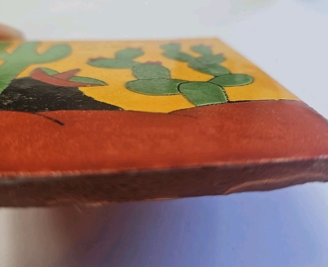 Talavera Mexican Decorative Ceramic Tile 4.25″ Square Lot Of 19 Ranchero