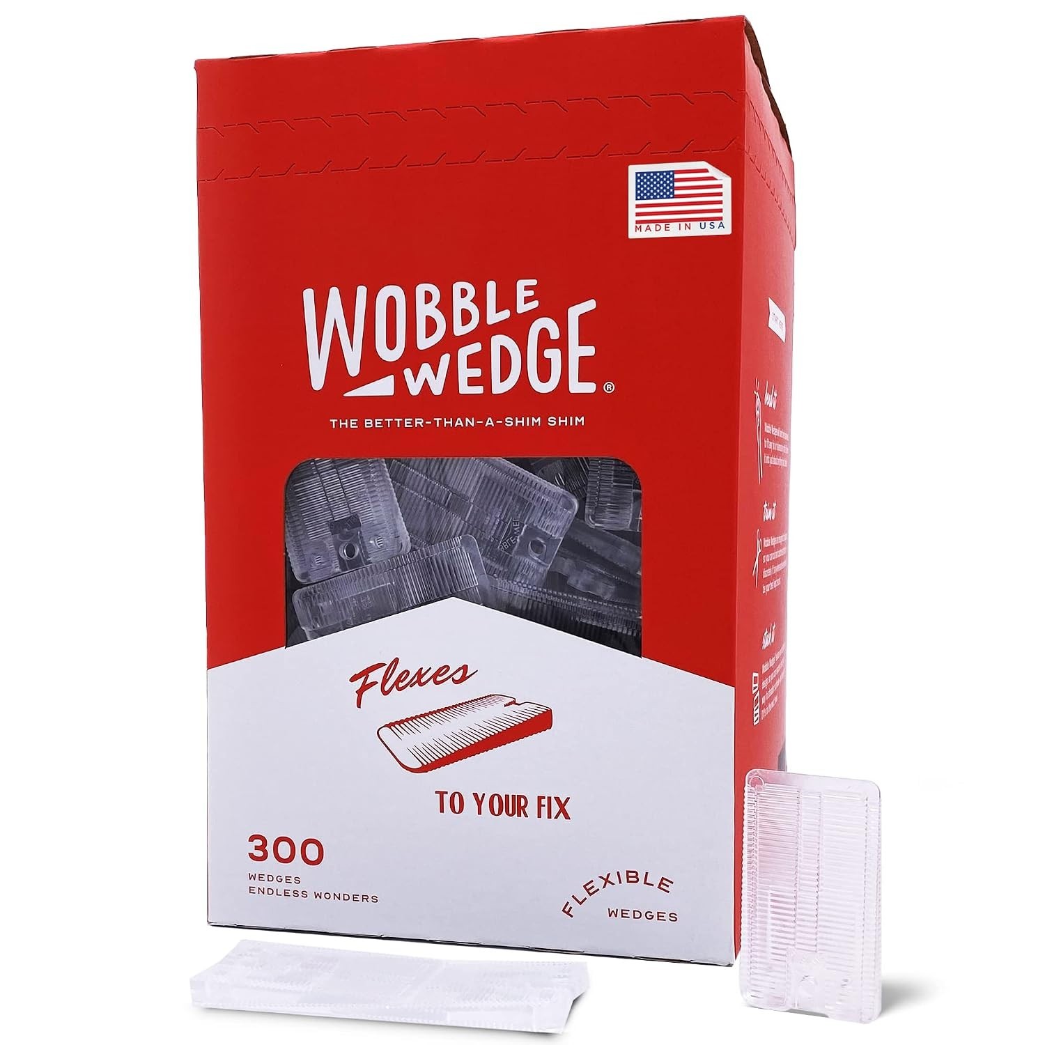 Flexible Plastic Shims – Leveling Shims for Home Improvement, Furniture Level…