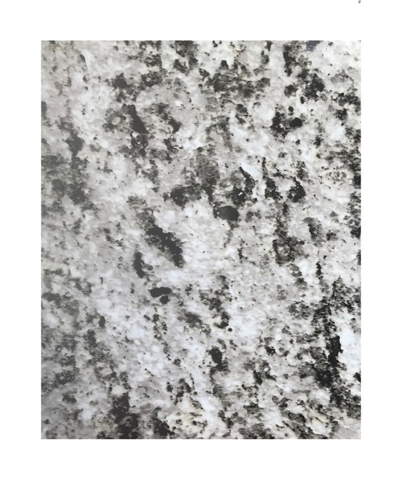3′ X 20 Ft. Peel & Stick Laminate Sheet in White Ice Granite with Matte Finish