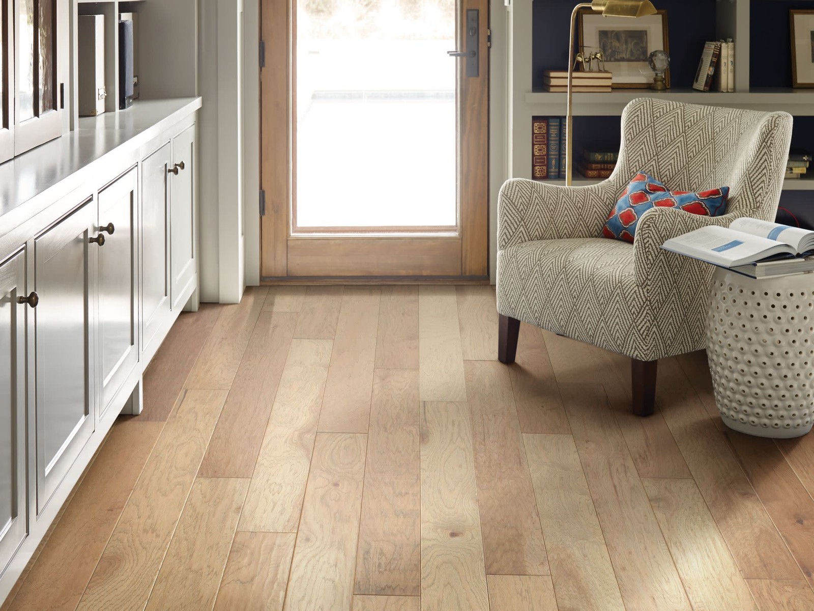 Shaw SW593 Riverstone 6-3/8″W Heavy Scraped Engineered Hardwood – Brown