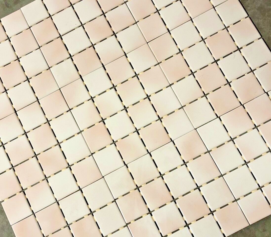 12×12 Bathroom Tile Backsplash Coral Mist Wall Remodel Home Meshed -200 Sheets