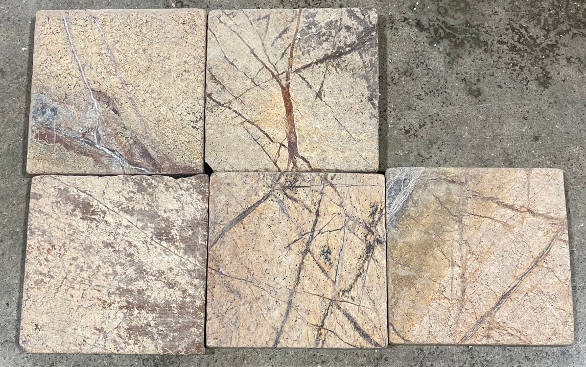 Tile Rainforest Natural Stone Backsplash About 4×4 SAMPLE PIECE TS-81
