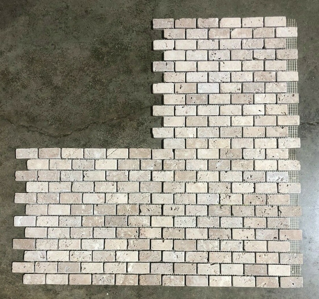 Tile Noce Travertine Backsplash Kitchen Wall Tile About 3×3 SAMPLE PIECE TS-36