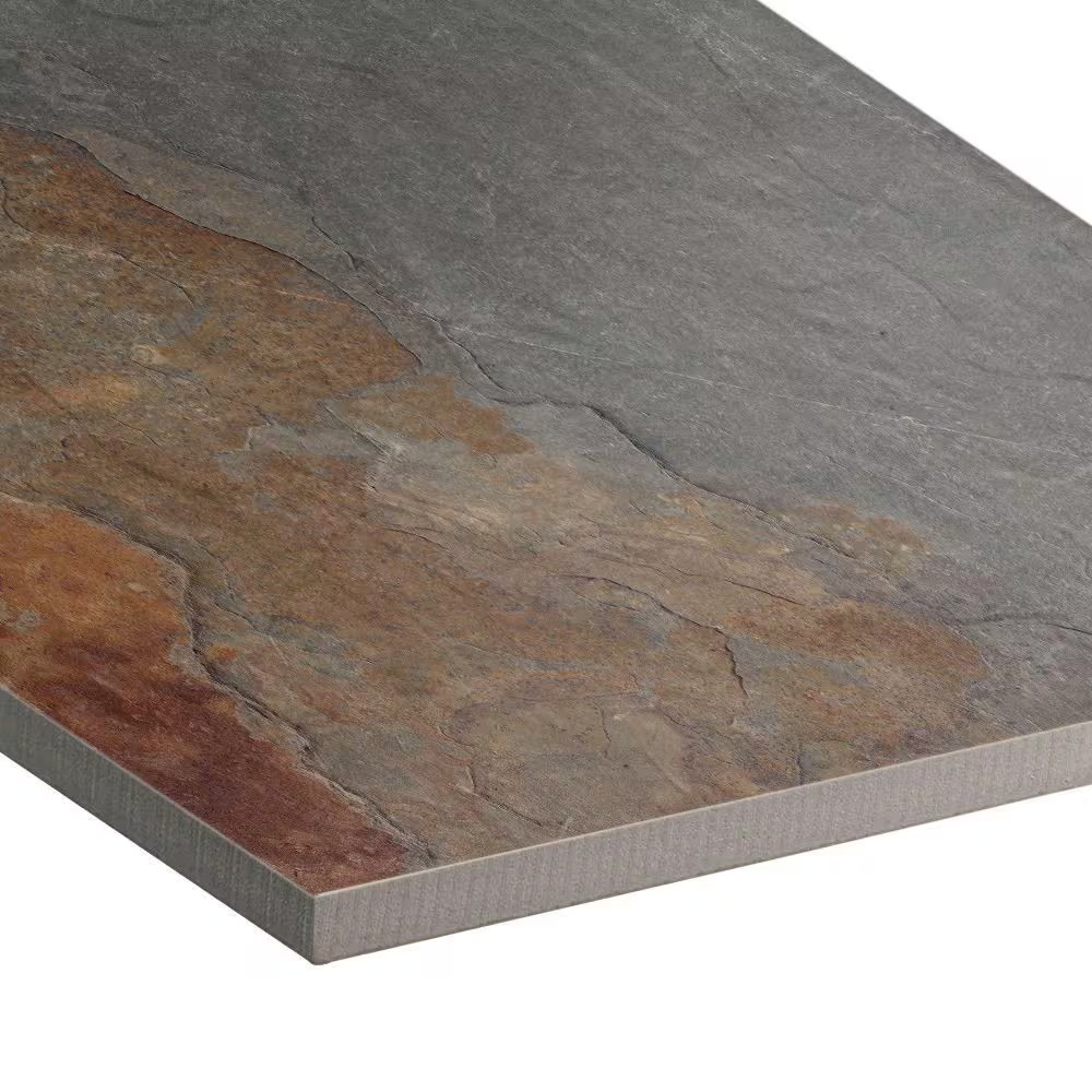 Flagstone Gold 24 In. X 24 In. X 0.75 In. Stone Look Porcelain Paver