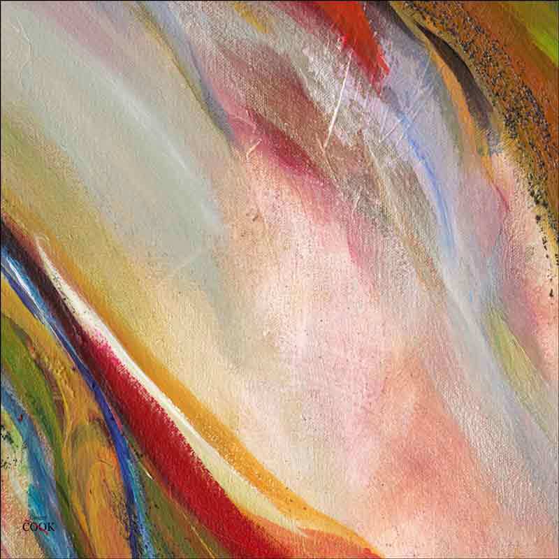 Abstract Accent & Decor Tile Dreams of Mist by Ginger Cook Art GCS068AT
