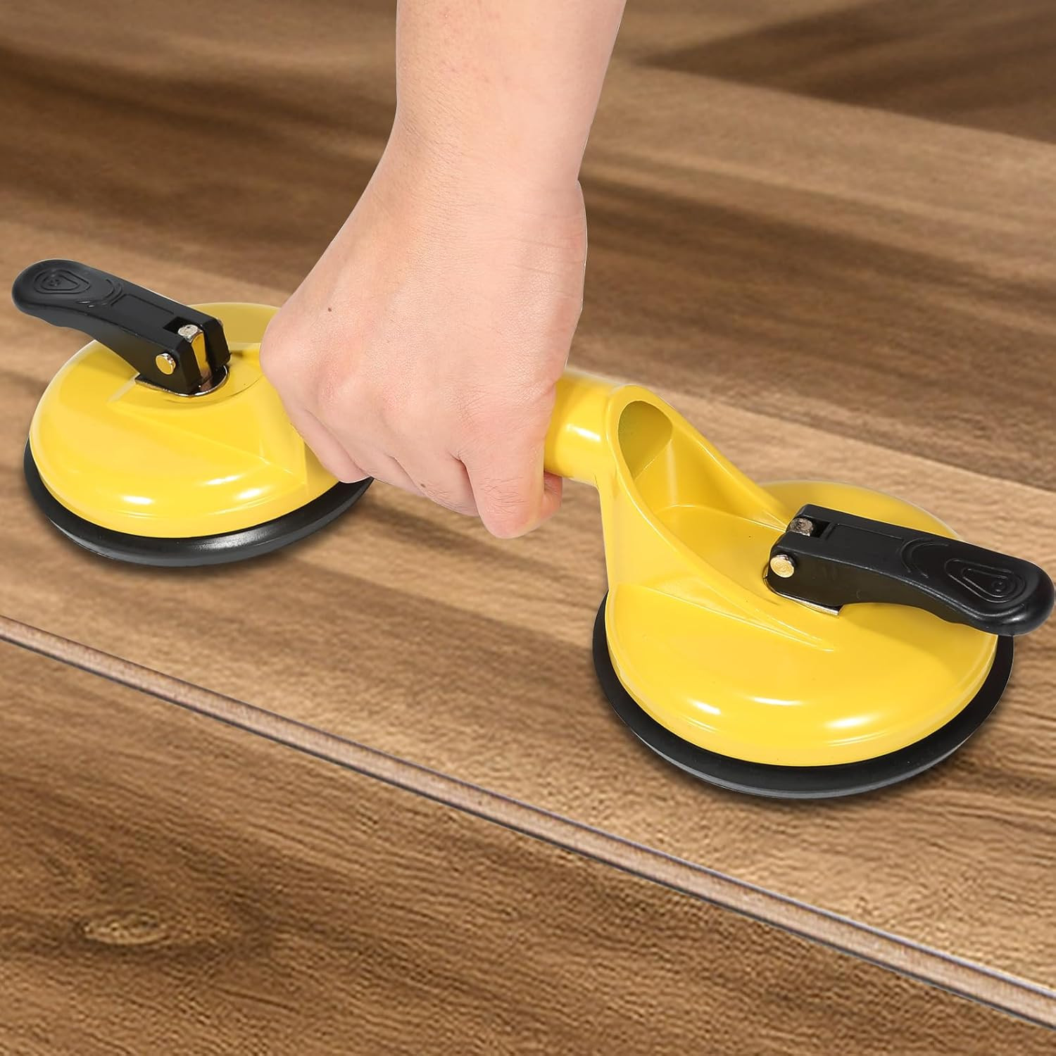 Floor Gap Fixer Tool for Laminate Floor Gap Repair Plank Grabber Includes Hea…