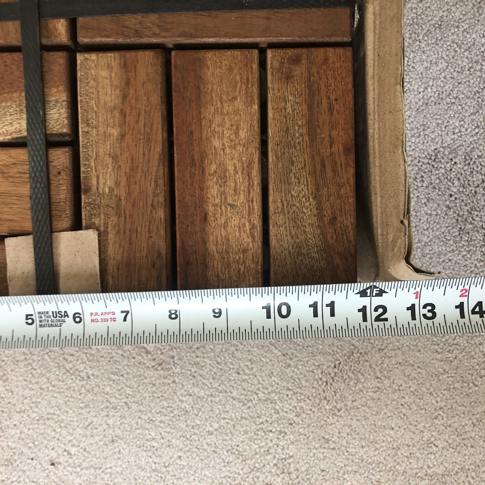 IKEA PLATTA Outdoor Decking, Solid Wood, Brown 9 Sq. Ft. PACK – MPN 20165486 NEW
