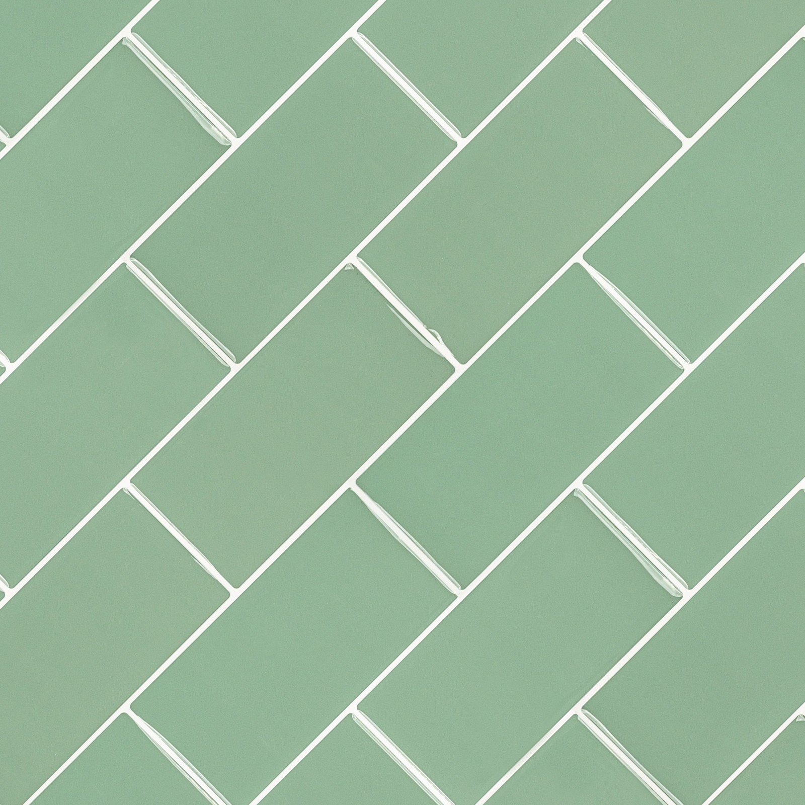 Mainstays Green Subway Peel & Stick Mosaic Wall Tile (2.76 Sqft / pack)