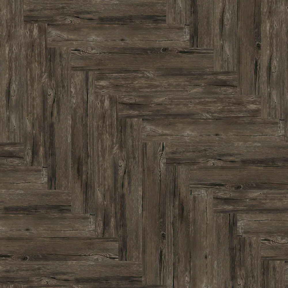 TrafficMASTER Walnut Ember Grey 6 In. X 36 In. Peel And Stick Vinyl Plank (36
