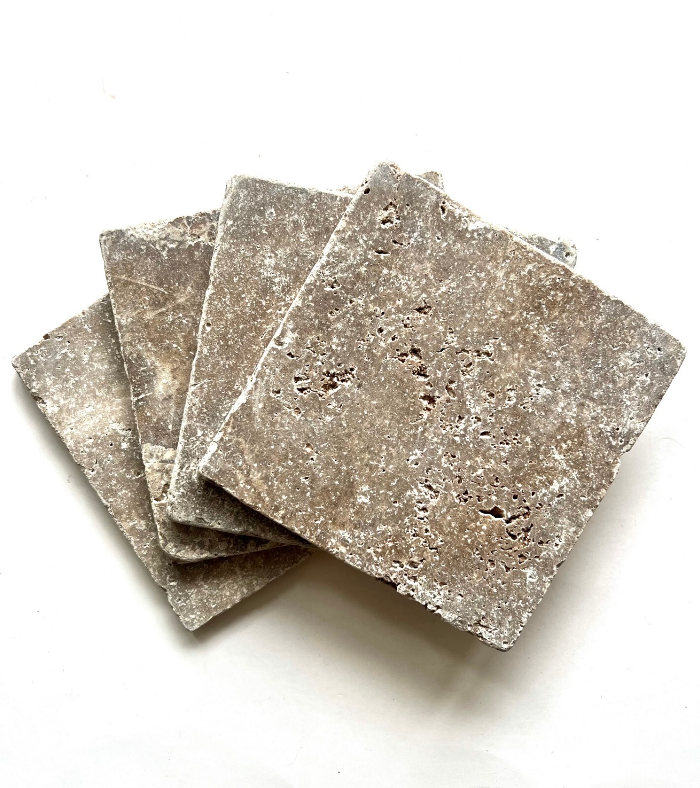 NOCE 6×6 Tumbled Aged Travertine Tile Backsplash Floor Wall (Sold by 1 piece)