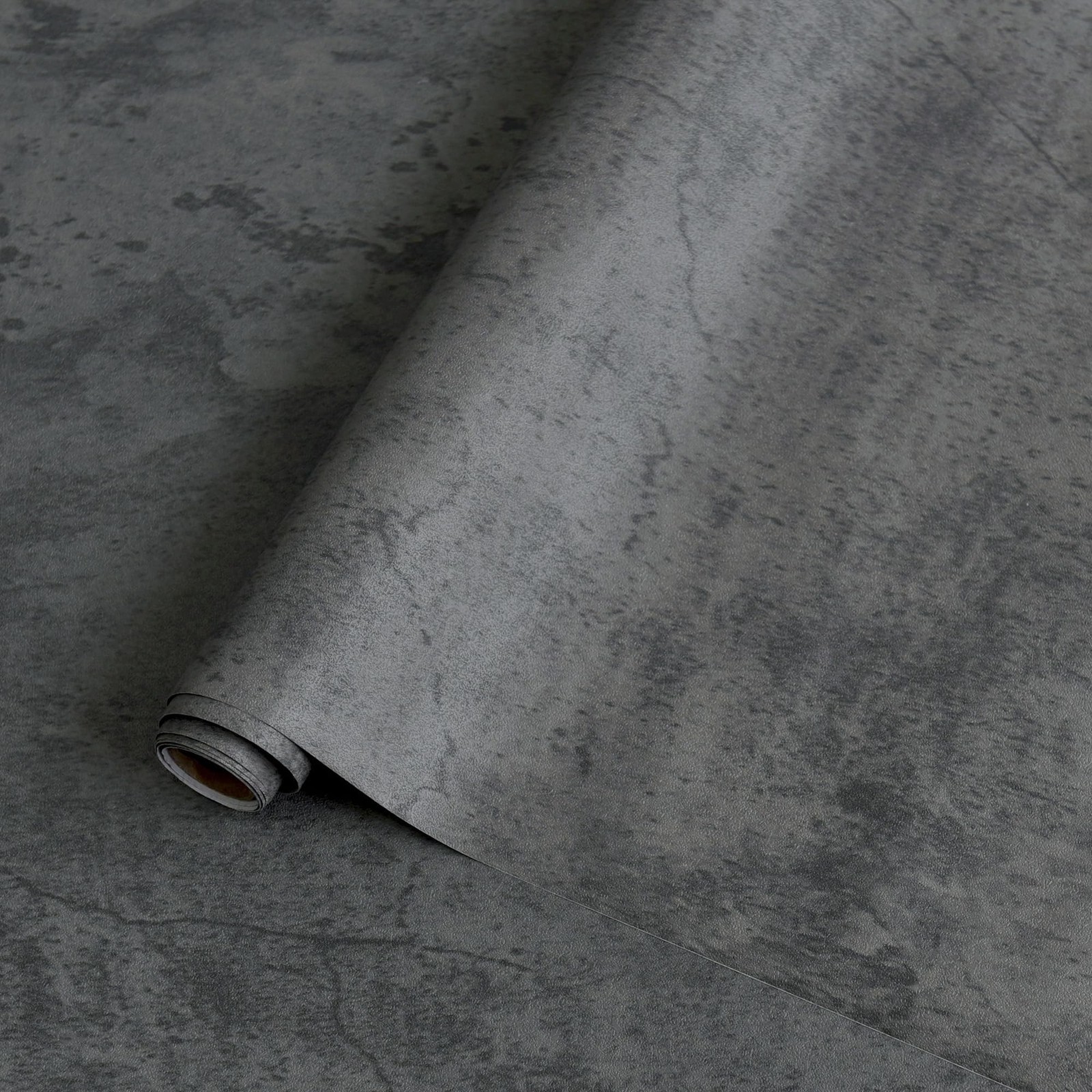 BAYYA Concrete Wallpaper Roll Peel Stick countertops Grey Textured Thick Cont…