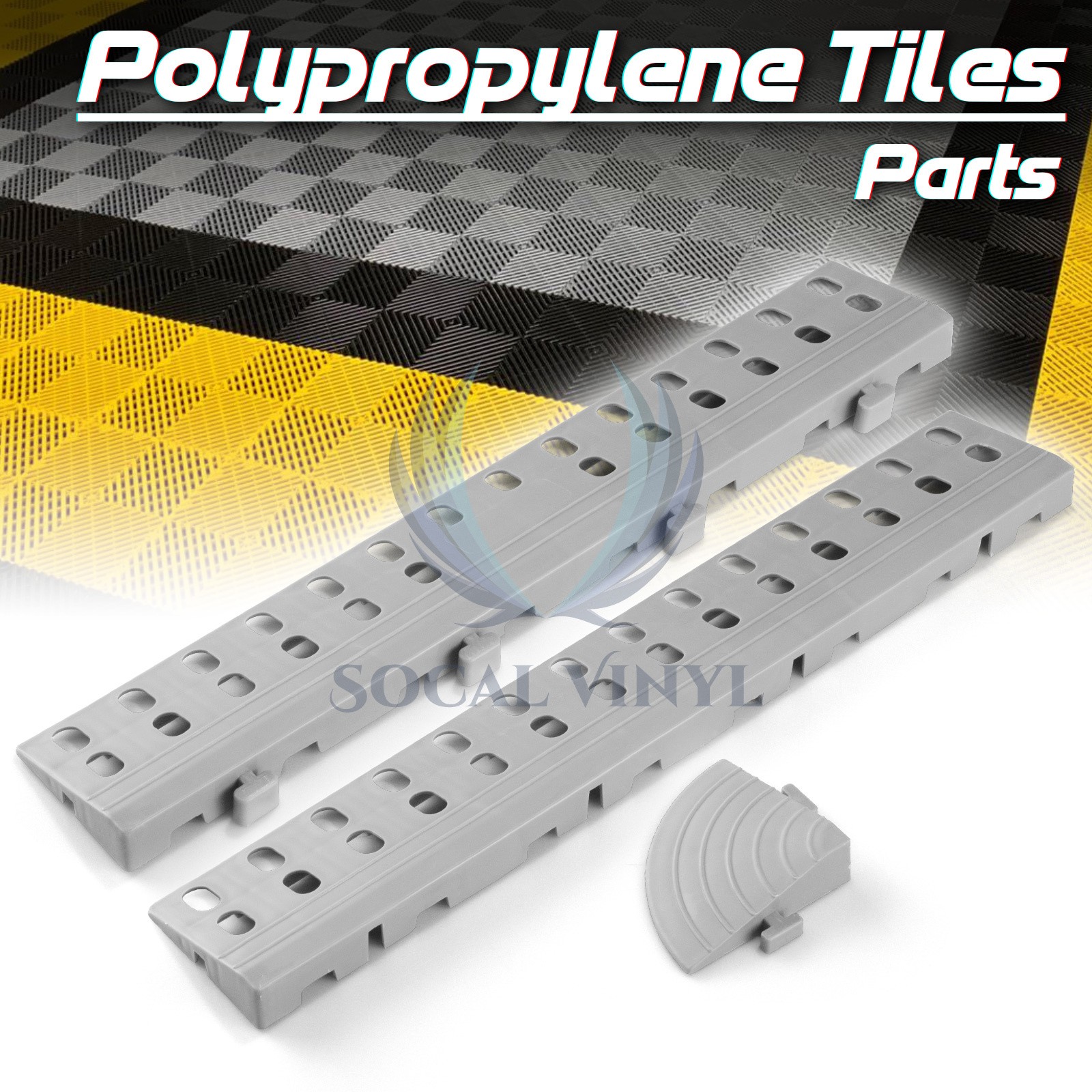 Garage Floor Mat Tile Interlocking Perforated Flooring Rubber Basement Auto Shop