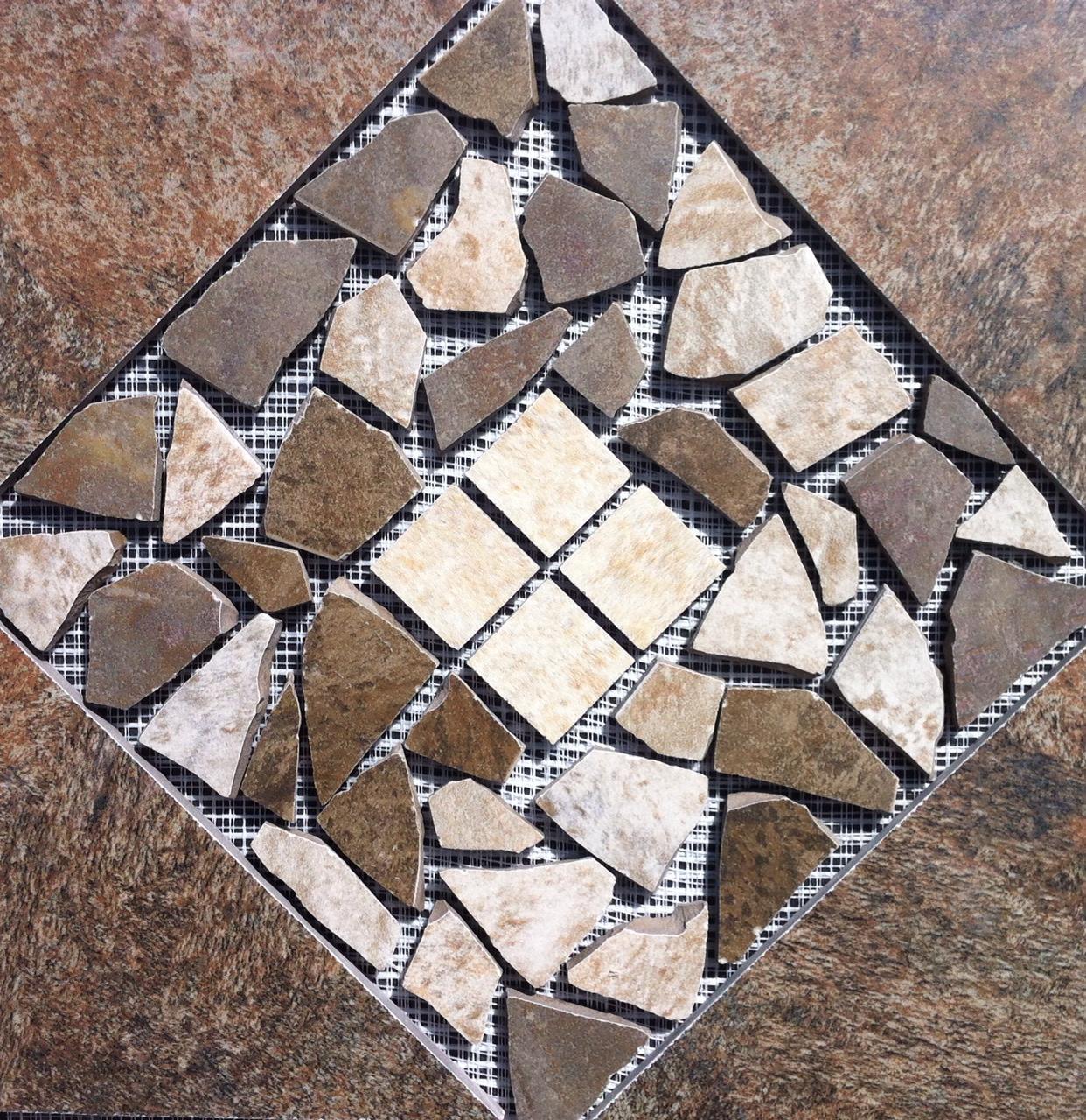 21 9/16″ Tile Medallion – Daltile’s Franciscan Slate tile, floor or wall