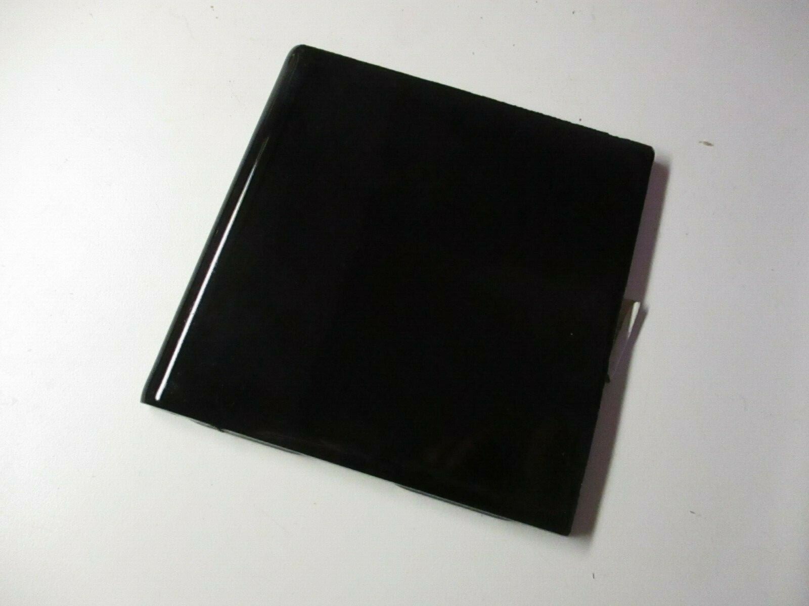 1 Bullnose Wall Tile Mannington USA 4-3/8″ SeeCond Gloss Black Magic Ceramic MCM