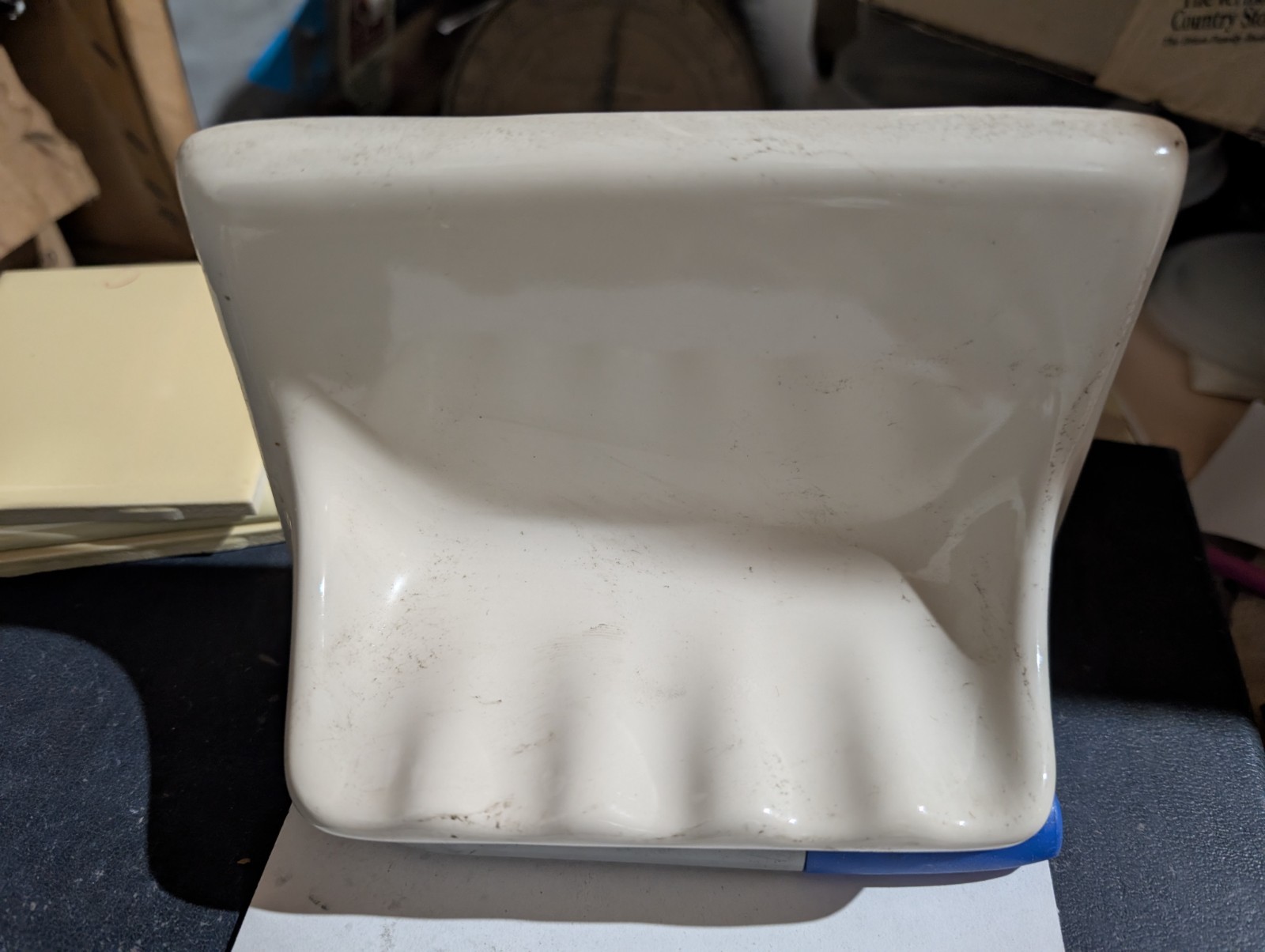 American Olean Ceramic Tile Soap Dish Tub Wall BA5010T1P Almond New