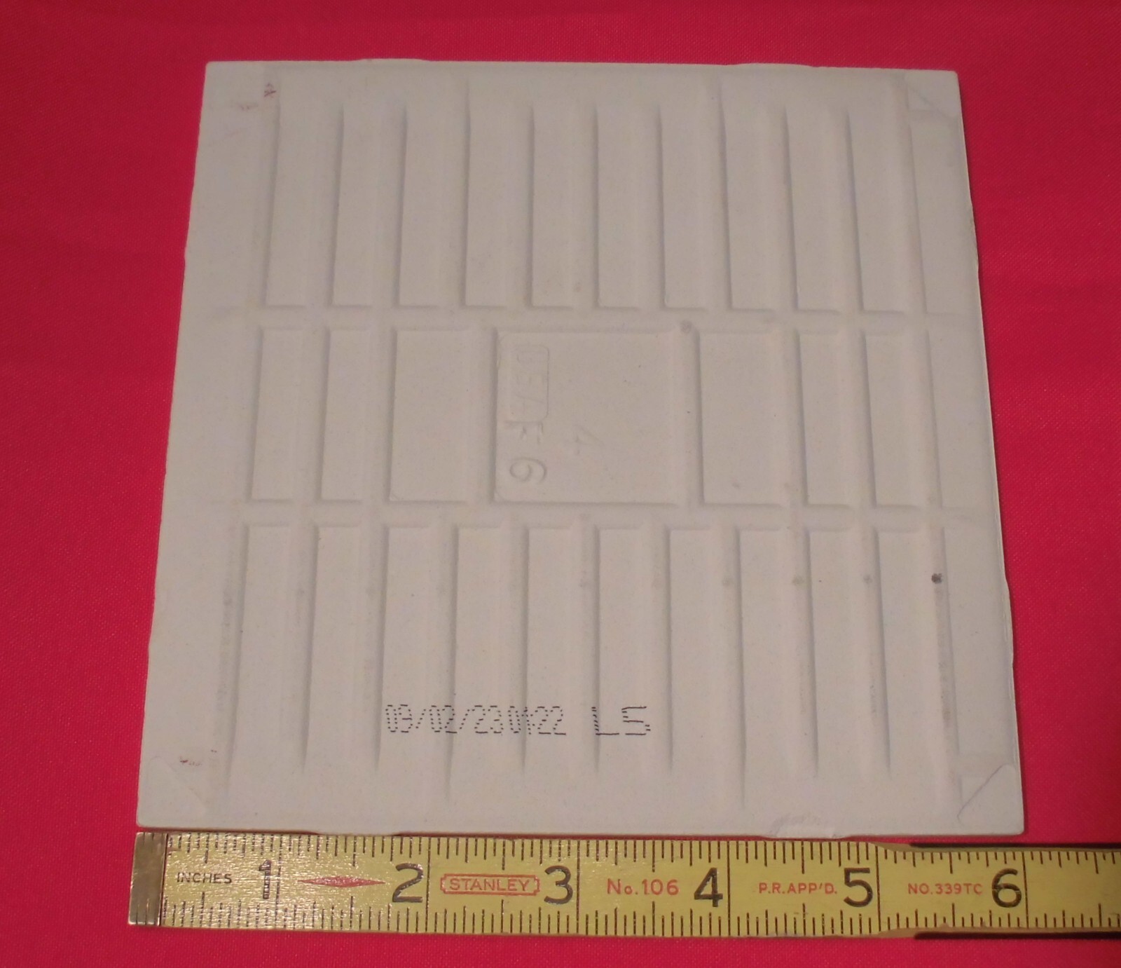 1 pc. Desert Gray: 6″ X 6″ Matte Ceramic Tile by Daltile Co. New Stock #X714