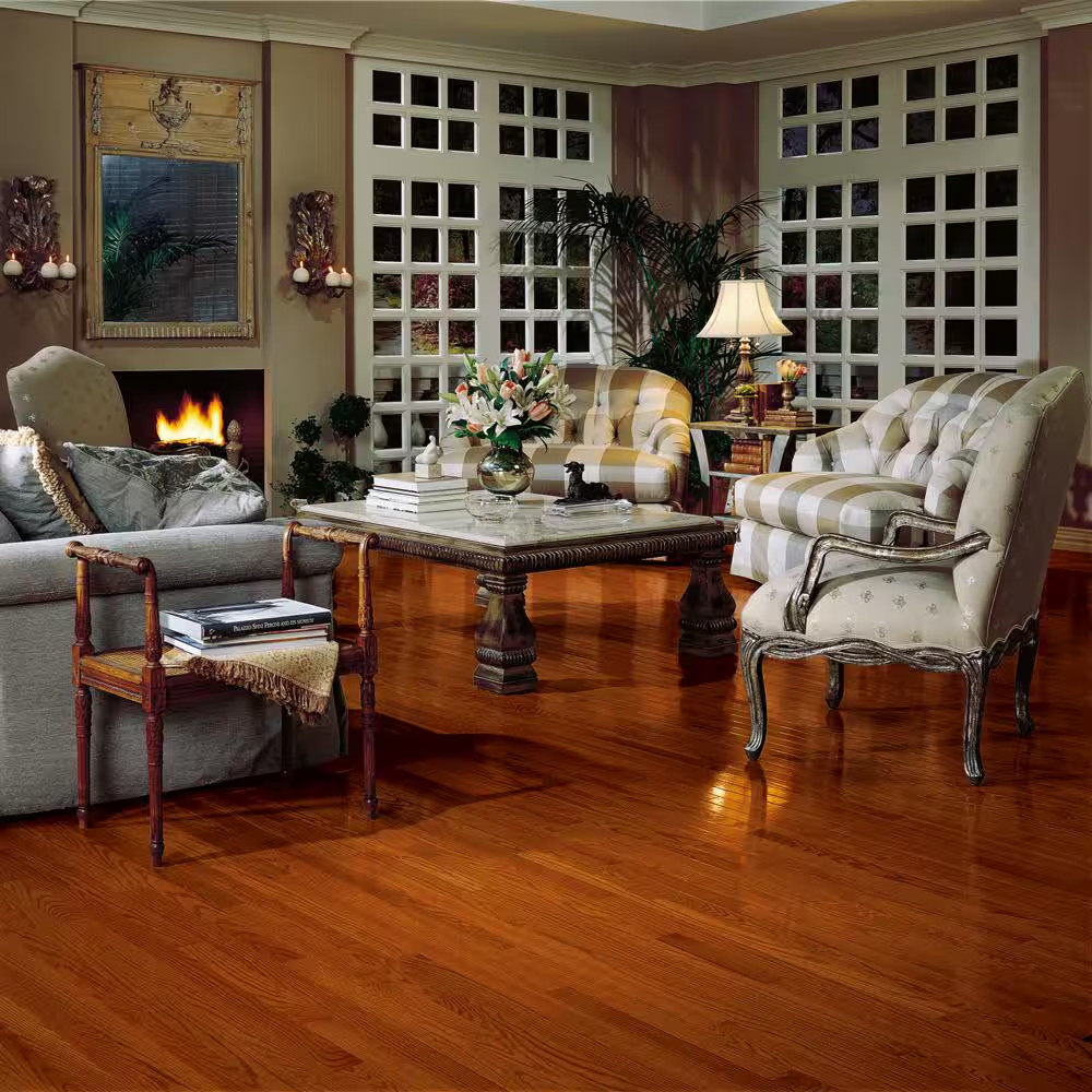American Originals Ginger Snap Oak 3/4 In. T X 2-1/4 In. W Smooth Solid Hardwood