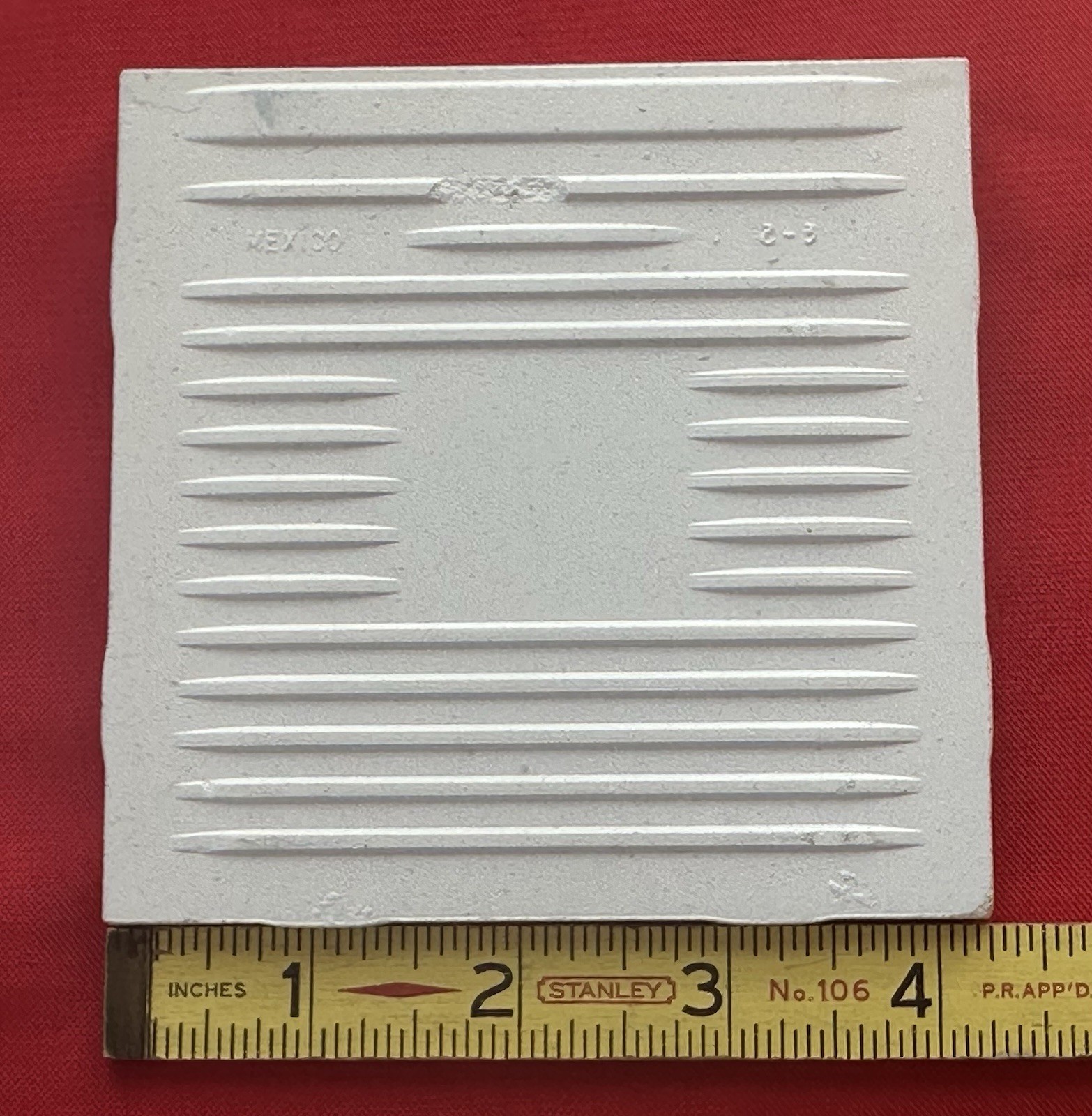 1 pc. Ice Gray #K-176: Glossy Bullnose Ceramic Tile by Daltile: 4-1/4″ New Stock