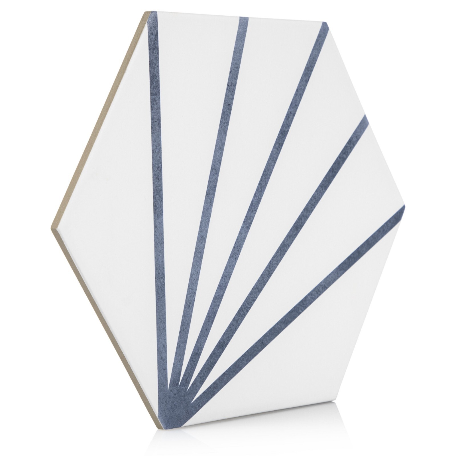 Industry Tile 9×10 Palm Bays Hexagon Light Blue Porcelain Tile (8.08 Sq. ft/Box)
