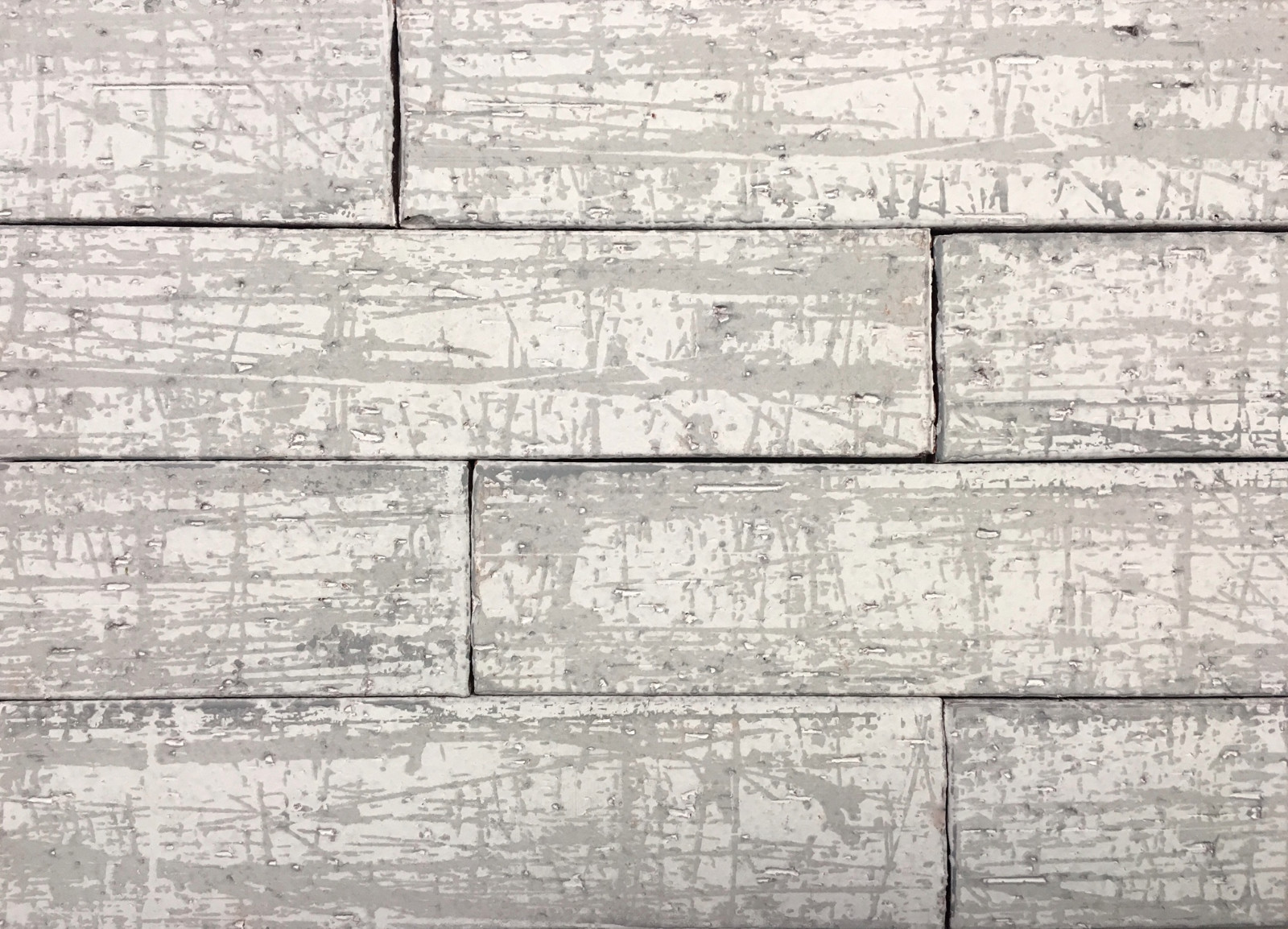2.5×9.5 White Frost Matte Glazed Extruded Textured Brick Backsplash Field Tile