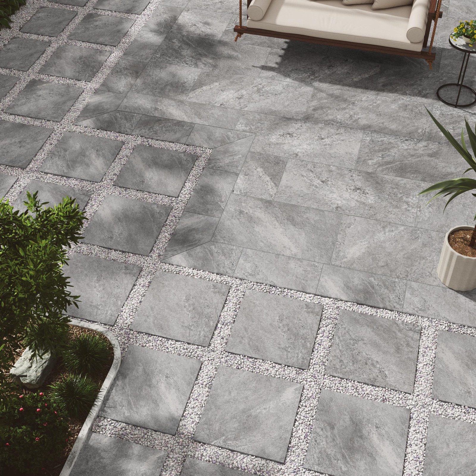 Ackland AKLNP24X48M-EA 24″ x 48″ Rectangle Exterior Paver Tile – – Montara Gray