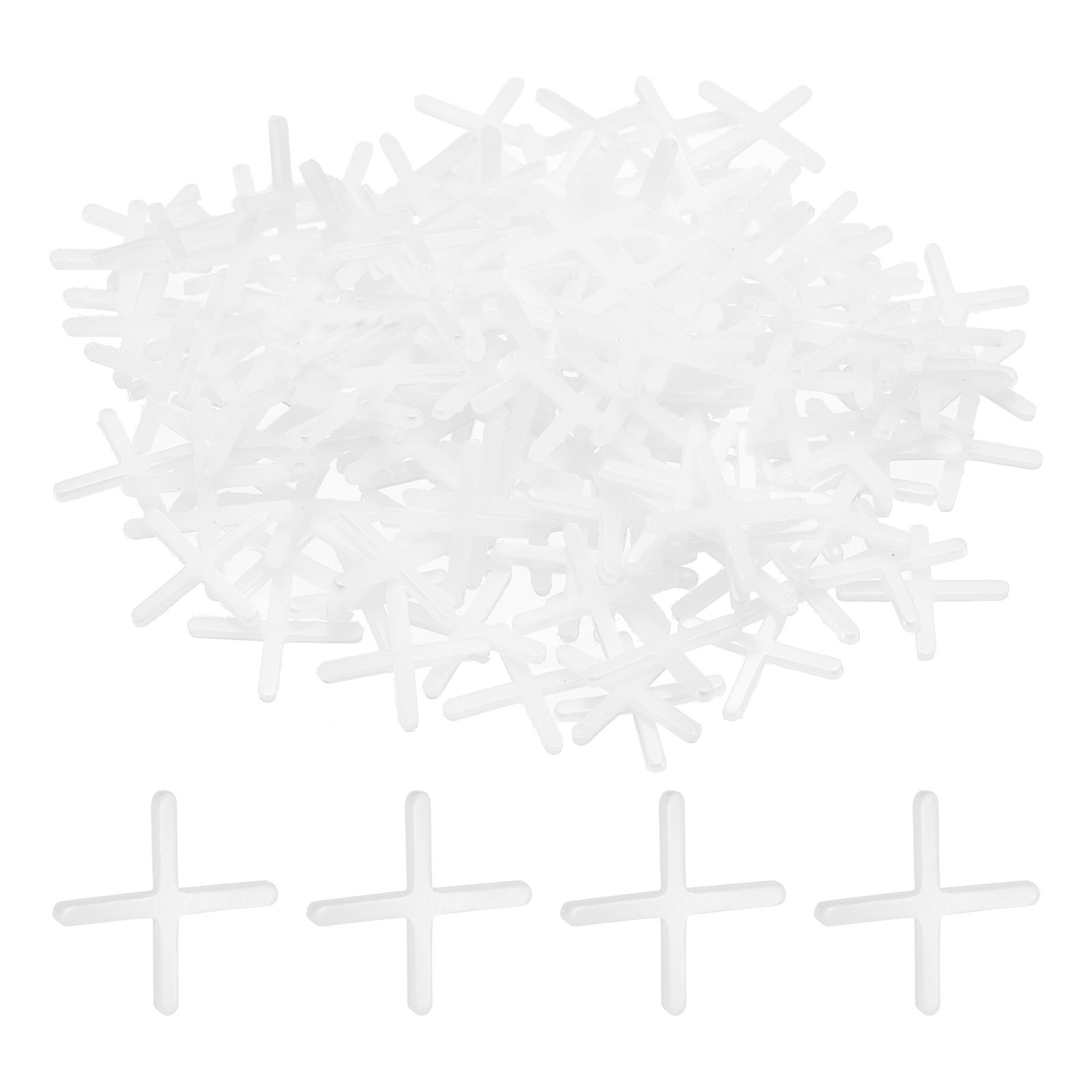 2000Pcs 1/12″2mm Tile Spacers Cross Plastic Spacers White