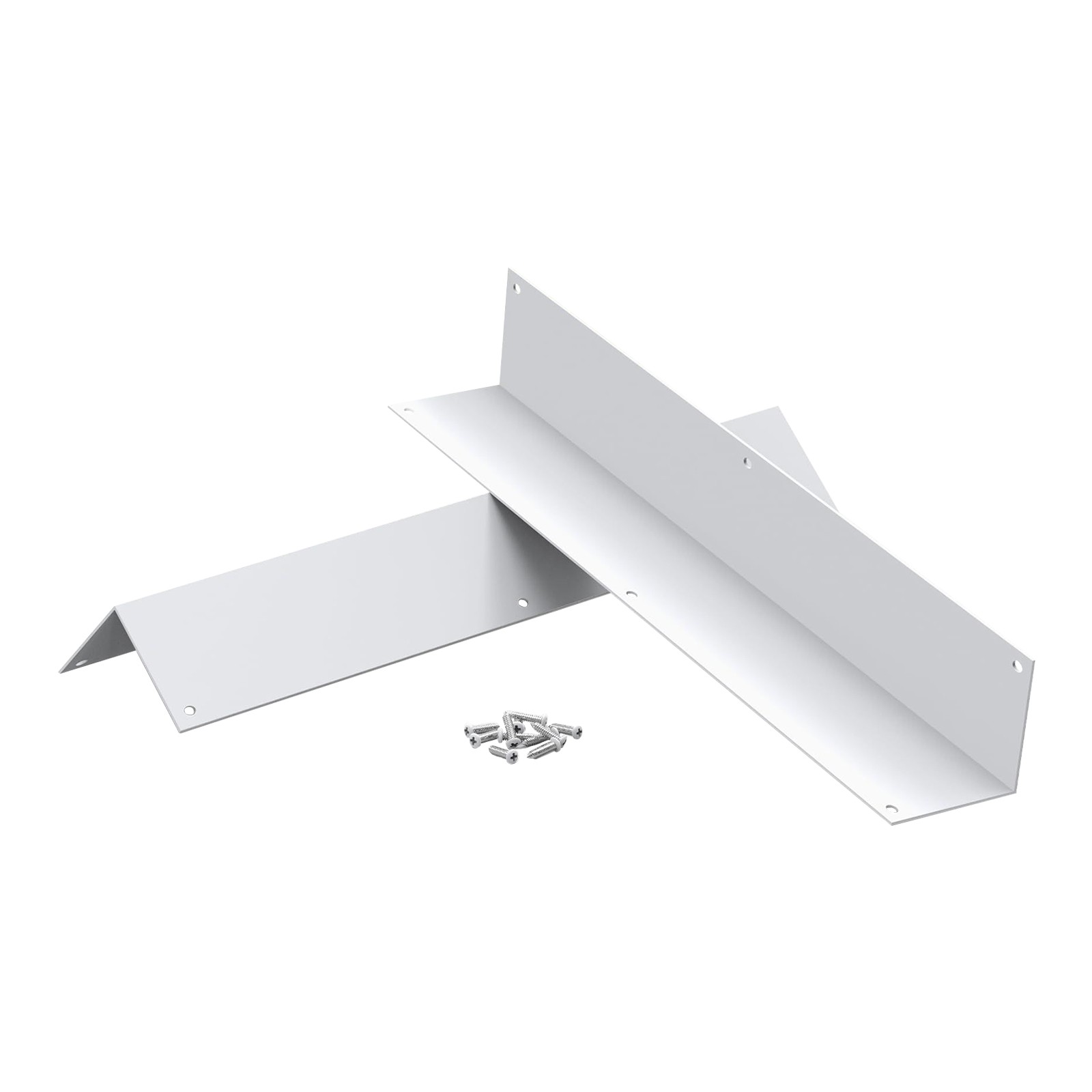 2 PCS 89° Angled Aluminum Exterior Wall Corner Guards 3-3/8″× 3-3/8″ x 15-3/4″