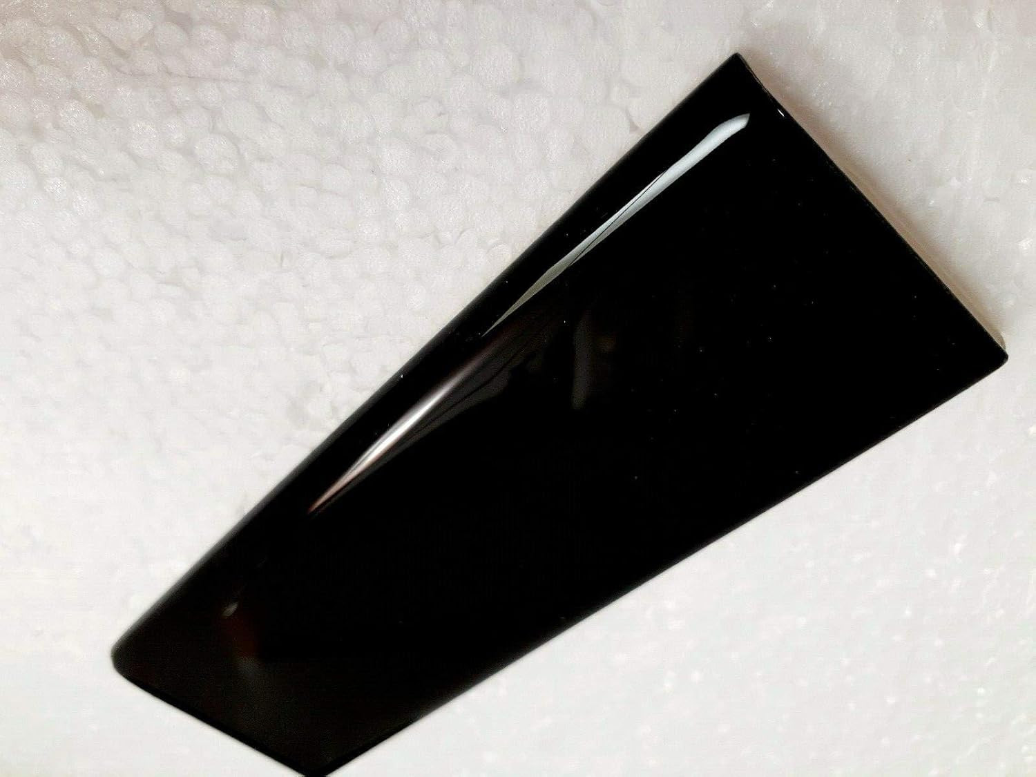 Black 2X6 in Ceramic Tile Bullnose Trim Edge 2 X 6 Inch Box 10 Piece
