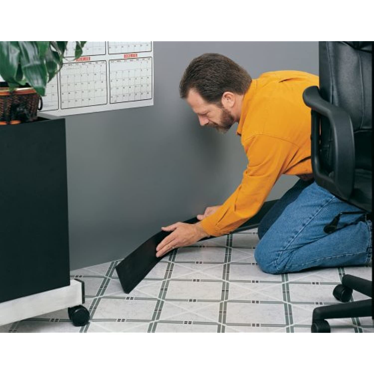 MD Building Products 75457 Vinyl Wall Base Bulk Roll, Black, 9 Foot