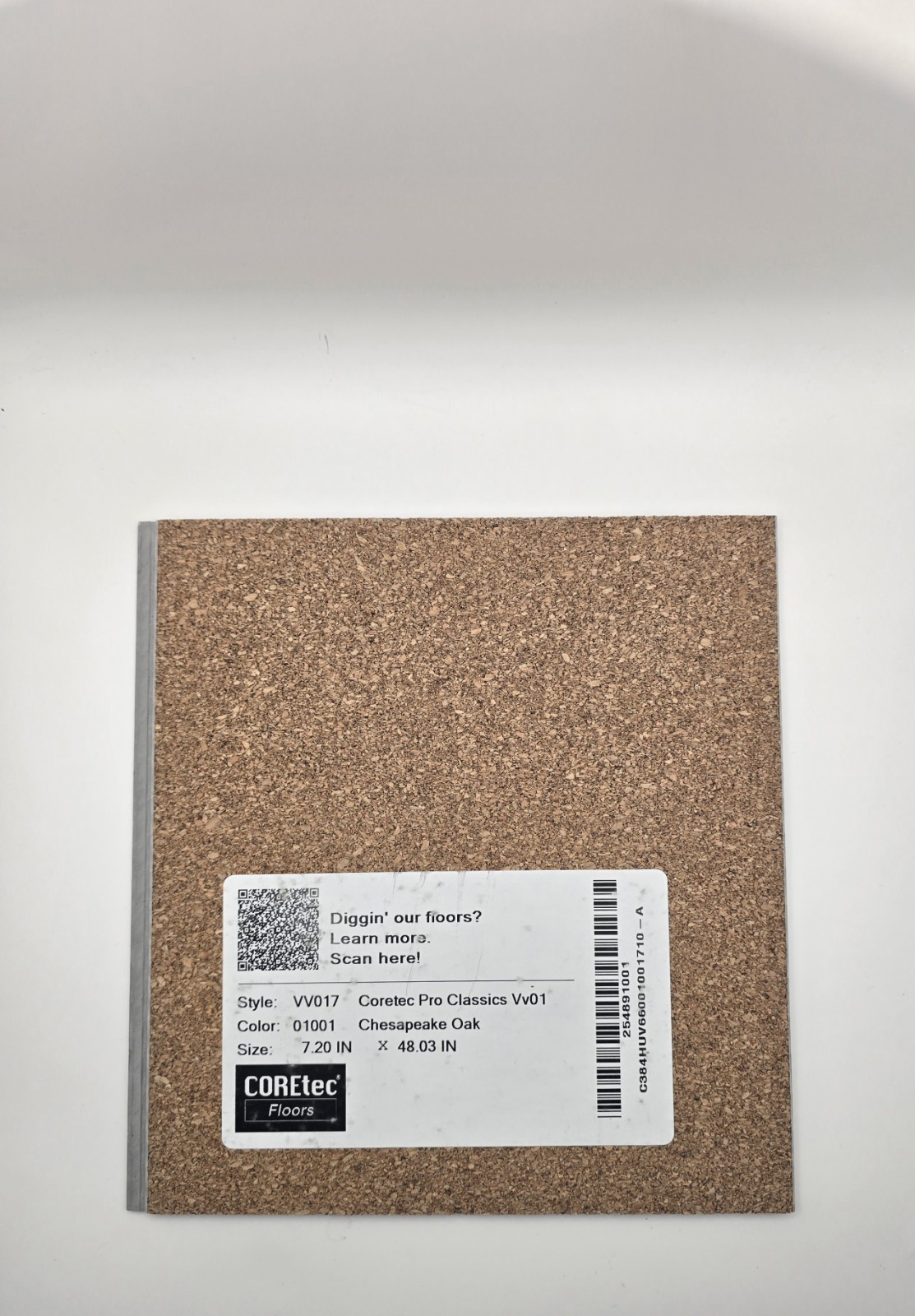 COREtec Pro Classics Chesapeake Oak Vv017 01001 Waterproof Vinyl Plank Sample