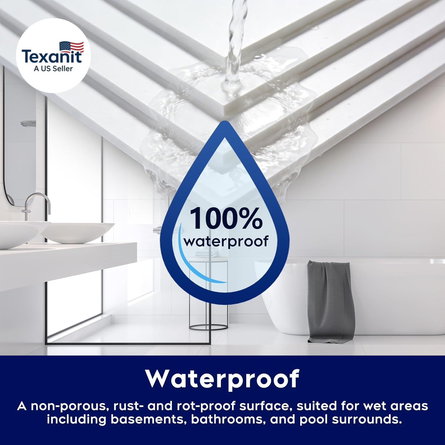 Premium PVC Smooth Drop Ceiling Tiles 2Ft X 4Ft – Waterproof, Fire-Rated, Washab
