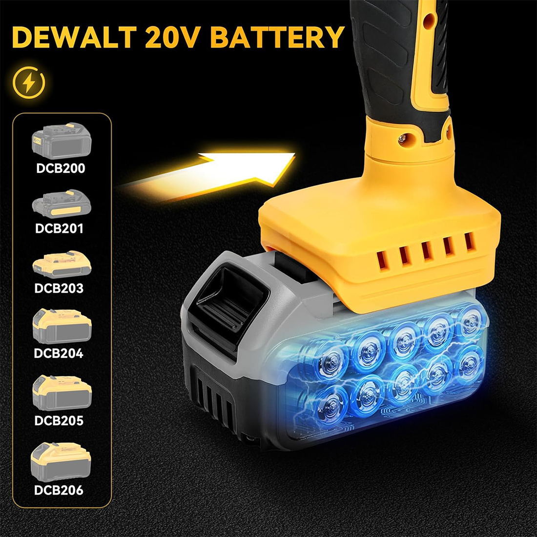 Tile Vibration Leveling Machine for Dewalt 20V Battery,Suction Cup 8-speeds