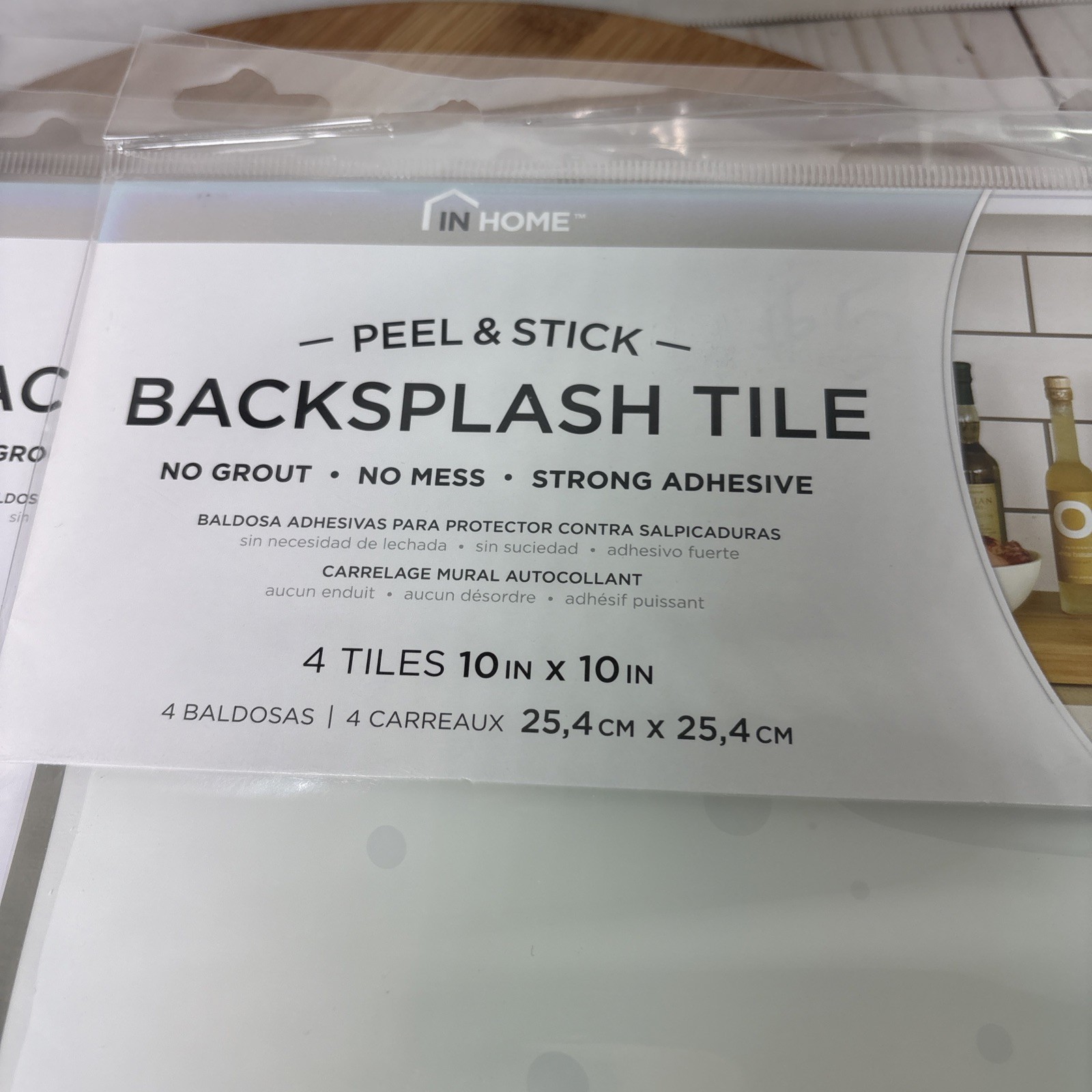 In Home Peel and Stick Backsplash Subway NH2363 Lot of 5