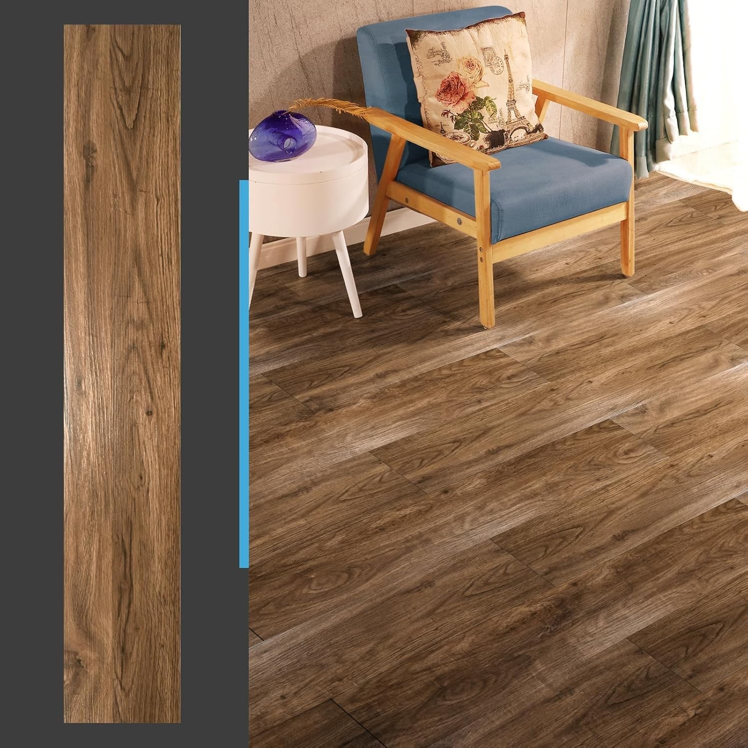 Rosewood Vinyl Plank Flooring – Waterproof – 36-Pack