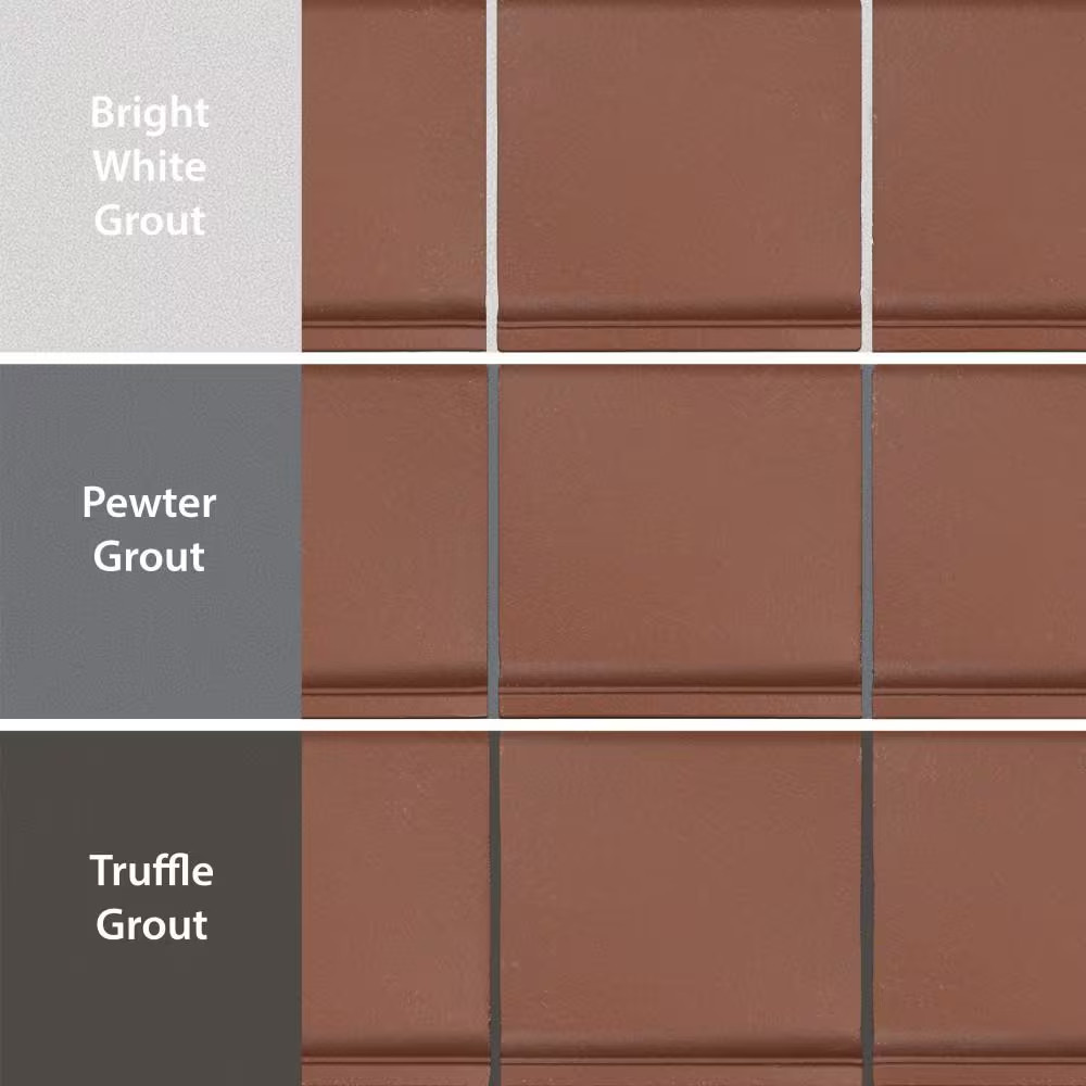 Quarry Cove Base Red II 5-7/8 In. X 5-7/8 In. Matte Ceramic Floor and Wall Tile