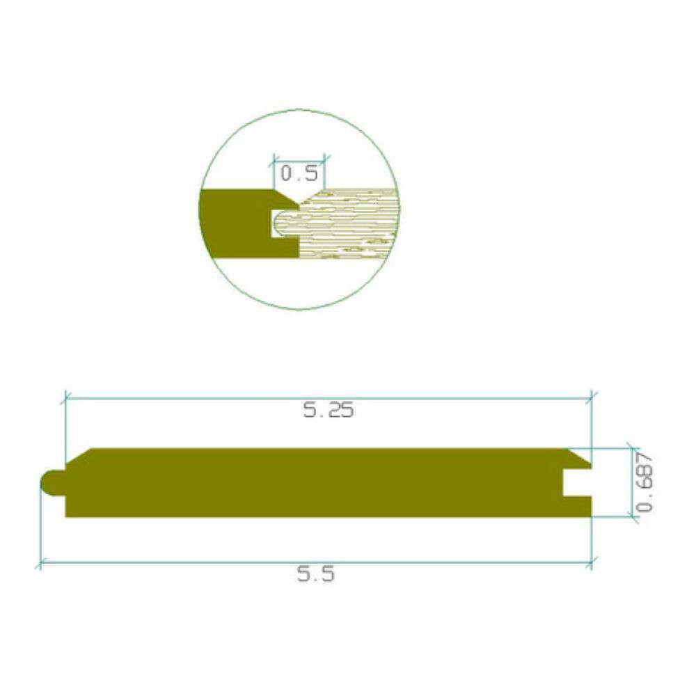 1 In. X 6 In. X 6 Ft. Knotty Alder Tongue and Groove Hardwood Board (2-Pack)