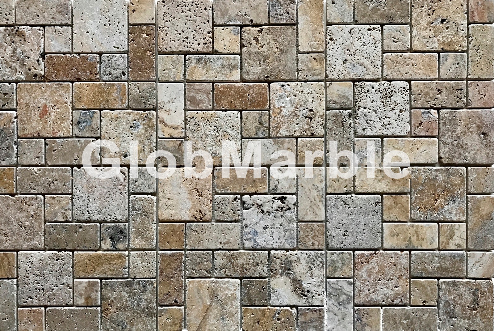 Concrete Travertine Stone Mosaic MS 831. Concrete Wall Panel. Casting Concrete
