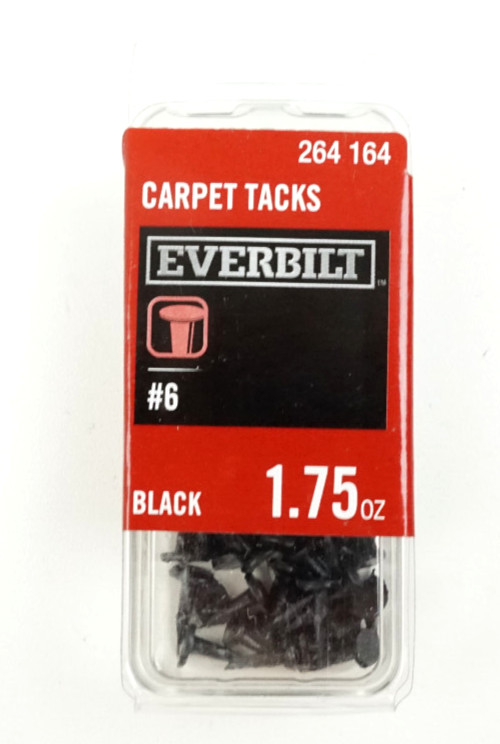 Everbilt #6 Carpet Tacks Black 1.75oz 264 164