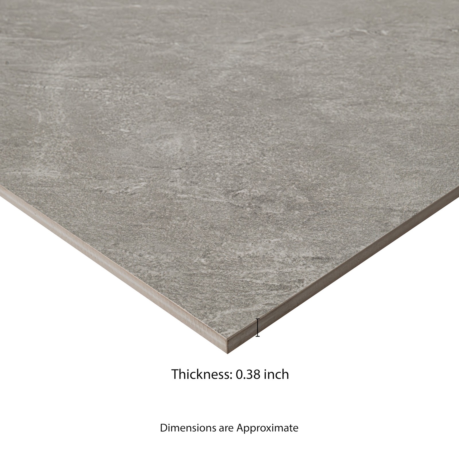 Ackland AKNPTNOR24X48-PL Norrin Cinder 24 in. x 48 in. Quartzite – Off White