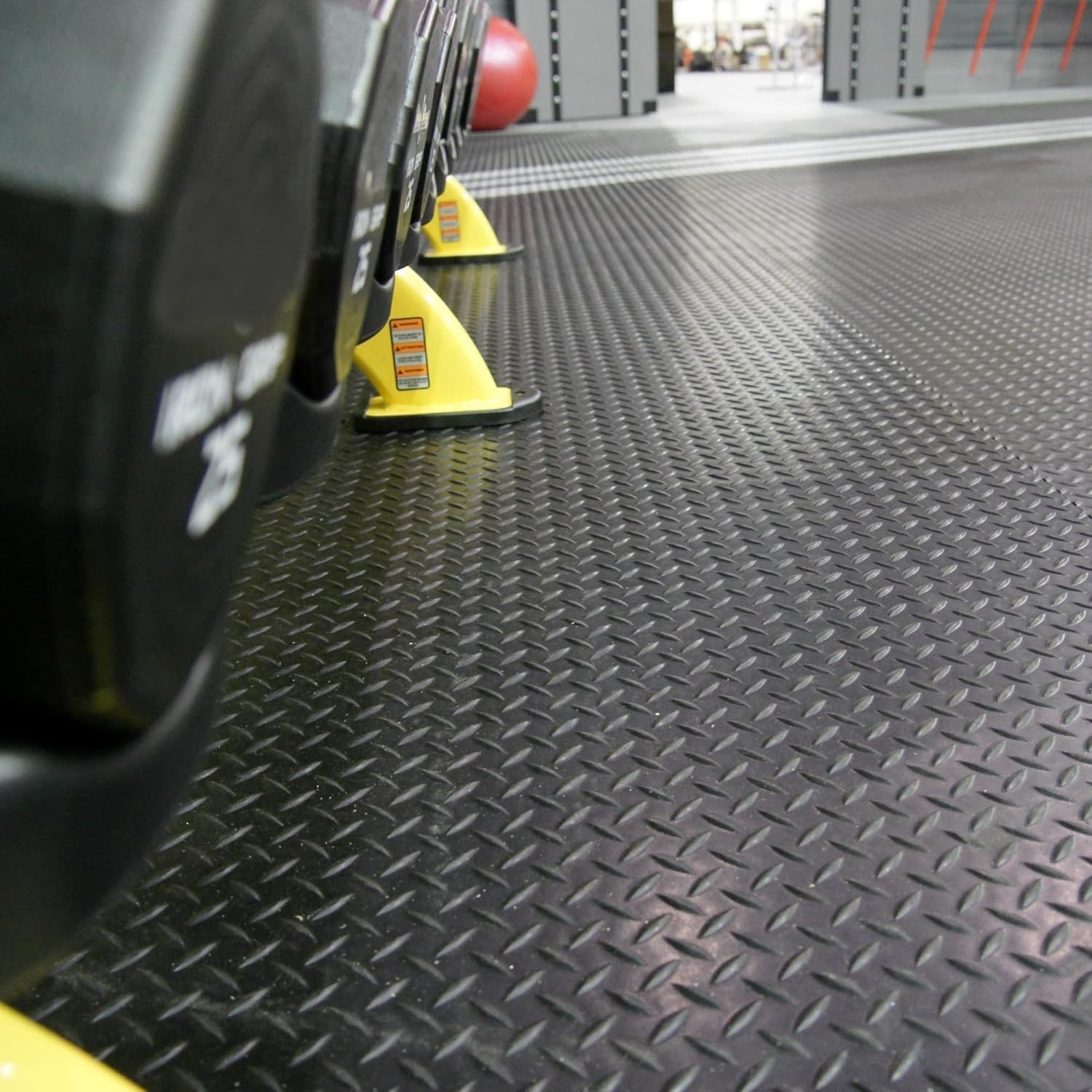 Durable 4×8 FT Rubber Flooring Roll – Easy Clean Waterproof Anti-Slip Material