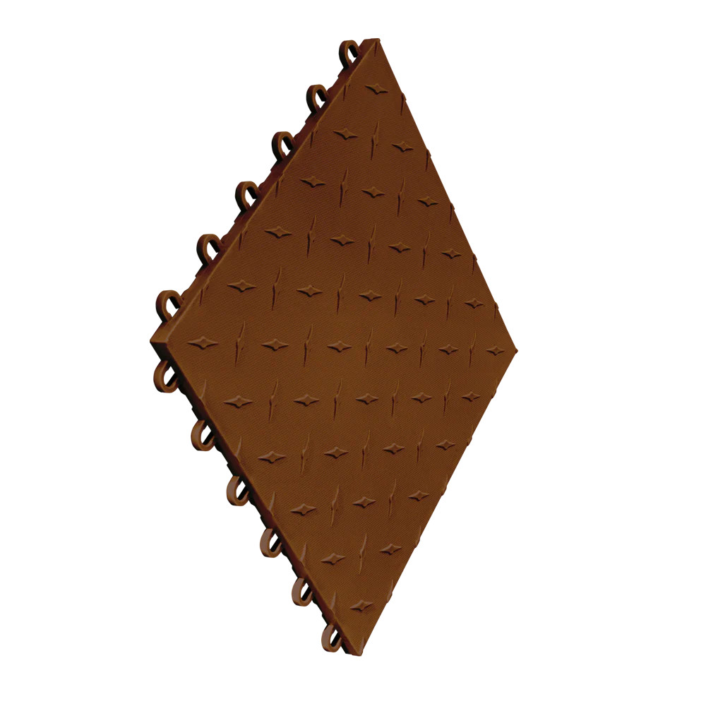 Diamondtrax 12-SERIES Brown 12”x12” 10-pack ( 10 SF per 10-pack )