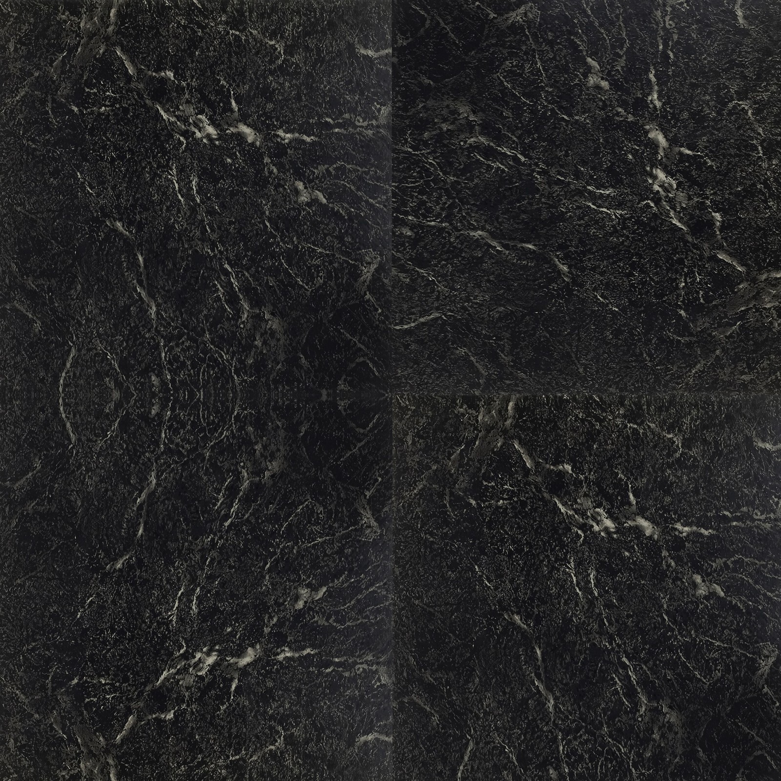 20 Tiles Vinyl Floor Tiles Self Adhesive Peel And Stick Black Flooring 12×12 in