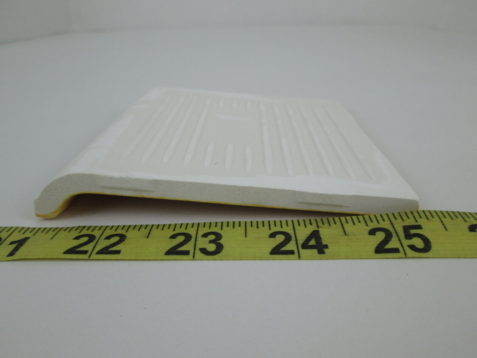 Lot of 2 New Old Stock Daltile Ceramic Tile Mustard Yellow QTC1 4-1/4″ Cove Base