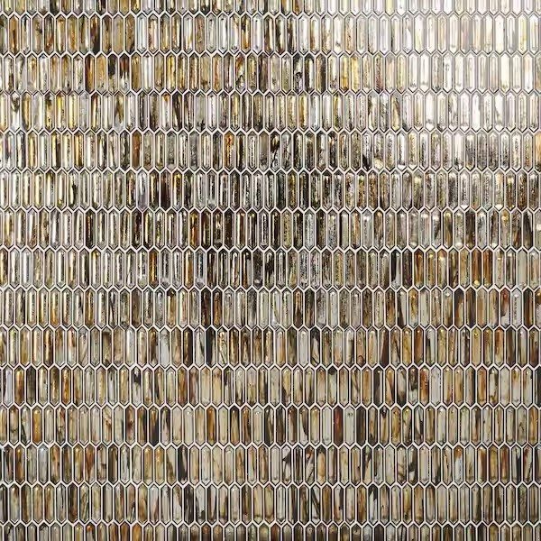Ivy Hill Tile Fargin Golden Crust Elongated Hexagon 12 in. x 10 in. x 7mm