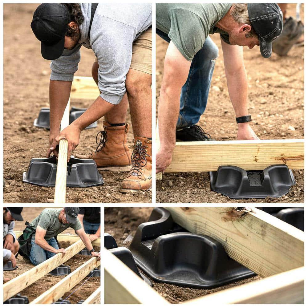 CAMO Deck Block 15.75| x 15.75″ x 3.5″ Heavy-Duty Polyolefin (20-Count)