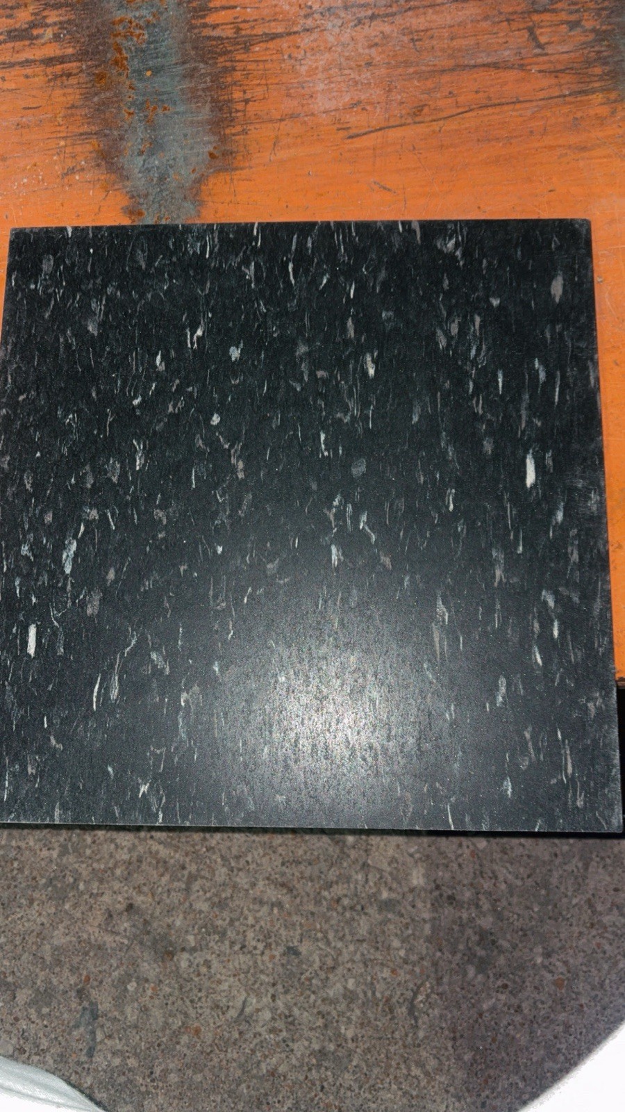 Armstrong Flooring Imperial Texture Black Vinyl Tile 12×12 Commercial 45 sq.ft.