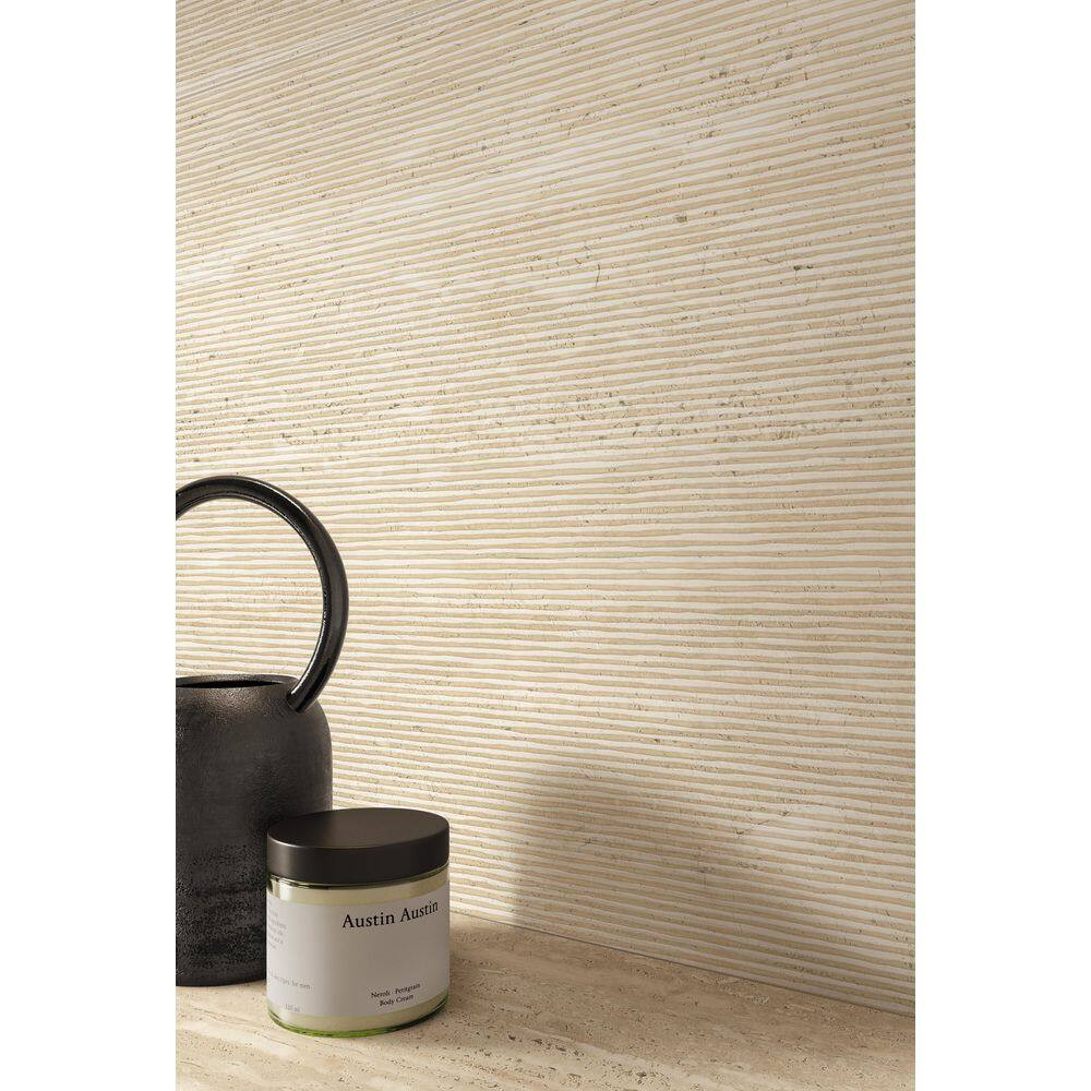 Sensi Roma 48 In. X 48 In. Satin Porcelain Field Tile in White (31 Sq. Ft./Case)