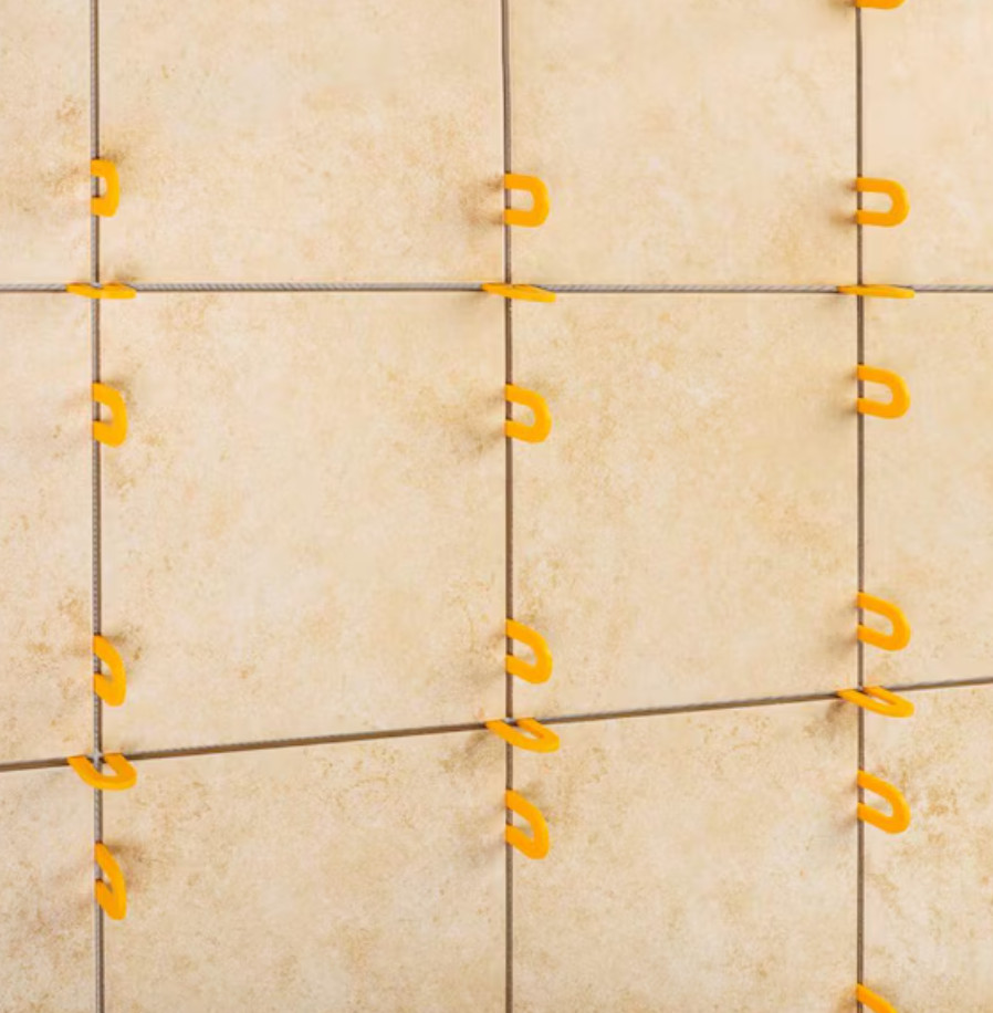 LOT of 4 – (100-Pk) QEP Horseshoe Shim Tile Spacers Yellow 3/16″ 10322 NEW