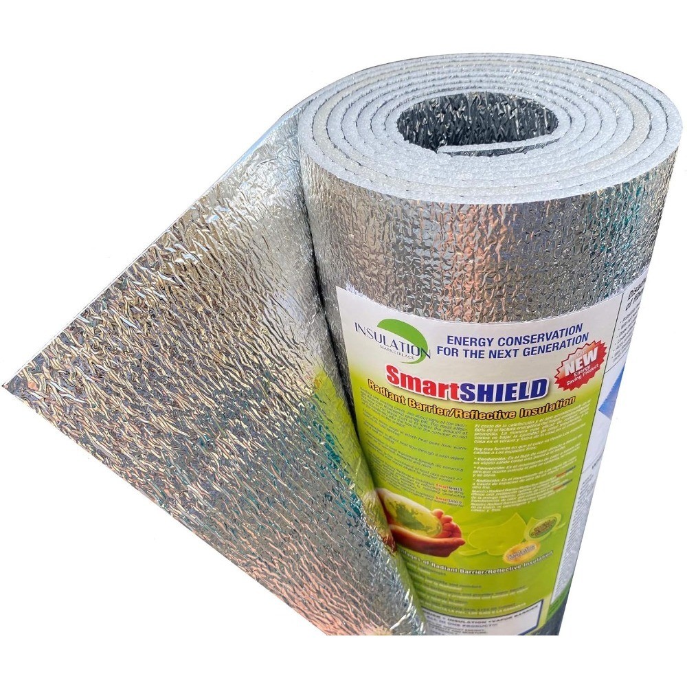 SmartSHIELD -3mm 24inx10Ft ReflectiveINSULATION Roll, Foam Core Radiant