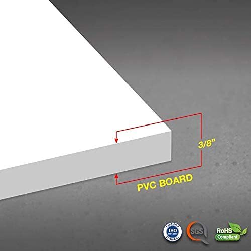 avines Decorative Wall Art Panel 48″ L X 24″ W X 3/8″ H White Color Pvc Board P